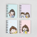 Notebook de caricatura de dibujos animados personalizados A7 Spiral Notebook